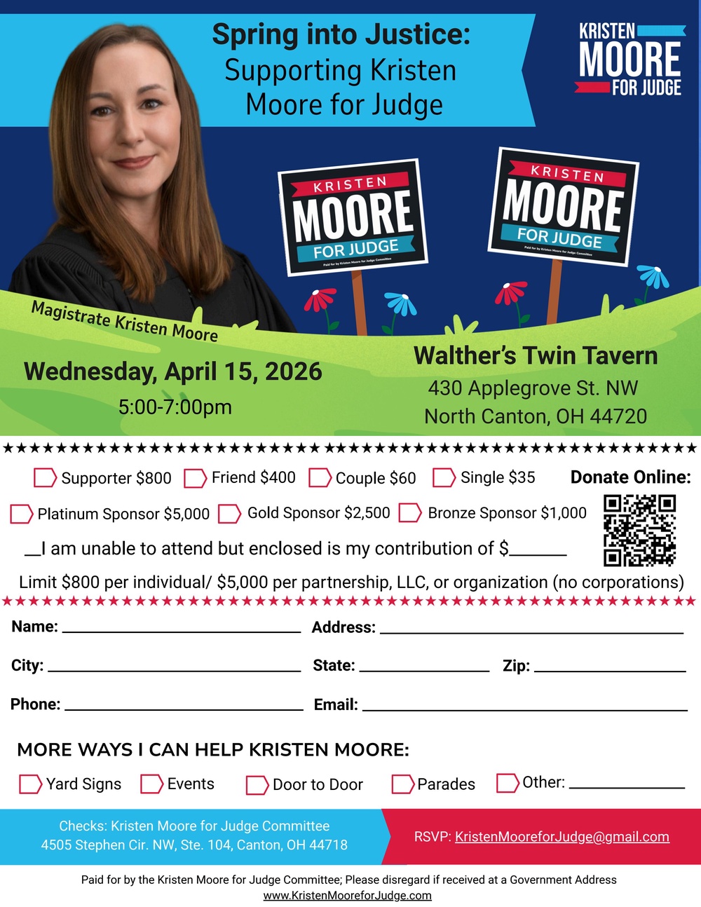 Spring into Justice Fundraiser